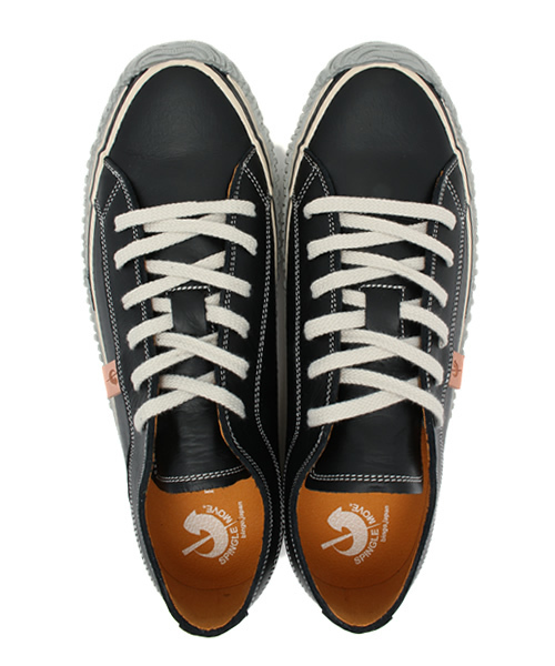 SPINGLE MOVE（スピングルムーブ）の「【SPINGLE MOVE(スピングル ムーブ)】SPM-110 牛革スニーカー（スニーカー・メンズ・ネイビー/ホワイト/ブラック・LARGE/SMALL/MEDIUM）」の12枚目の写真