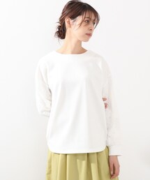 DRESKIP | レ－ス袖切り替えプルオーバー(Tシャツ/カットソー)