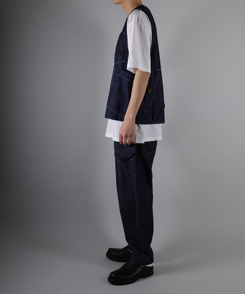 NUMBER (N)INE（ナンバーナイン）の「NUMBER (N)INE / ナンバーナイン 8.8oz DENIM VEST/ワンウォッシュ デニム ベスト（ベスト・メンズ・インディゴブルー・3/4）」の3枚目の写真
