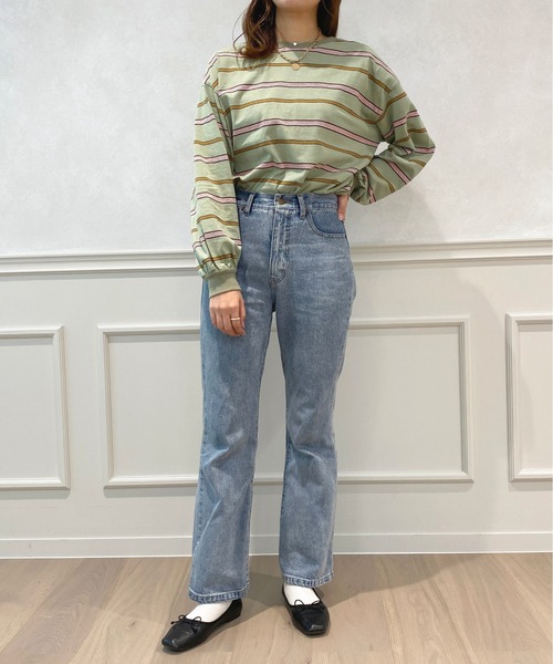 apres jour（アプレジュール）の「アソートボーダートップス【ZOZOTOWN限定アイテム】（Tシャツ/カットソー・レディース・ダークグリーン/グリーン系その他/ベージュ/ライトベージュ・フリー/X-LARGE）」の16枚目の写真