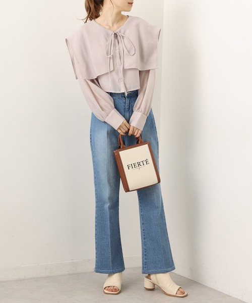 one after another NICE CLAUP(ワンアフターアナザーナイスクラップ)の「美シルエットなシンプルデニムパンツ(デニムパンツ・レディース・ブラック/ブルー/パープル系その他・SMALL/MEDIUM)」の8枚目の写真