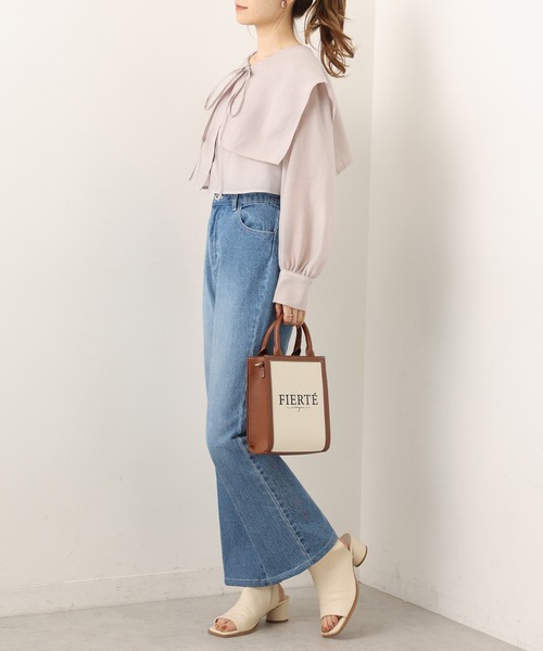 one after another NICE CLAUP(ワンアフターアナザーナイスクラップ)の「美シルエットなシンプルデニムパンツ(デニムパンツ・レディース・ブラック/ブルー/パープル系その他・SMALL/MEDIUM)」の9枚目の写真