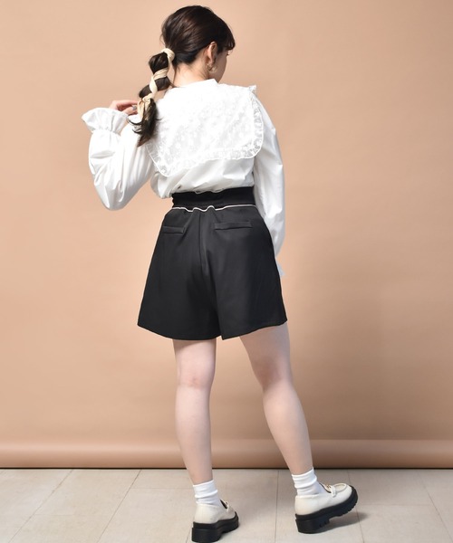 ems excite（エムズエキサイト）の「アソートハイウエストショートパンツ（その他パンツ・レディース・ブラック/アイボリー/ブラック系その他/グリーン系その他・FREE）」の17枚目の写真