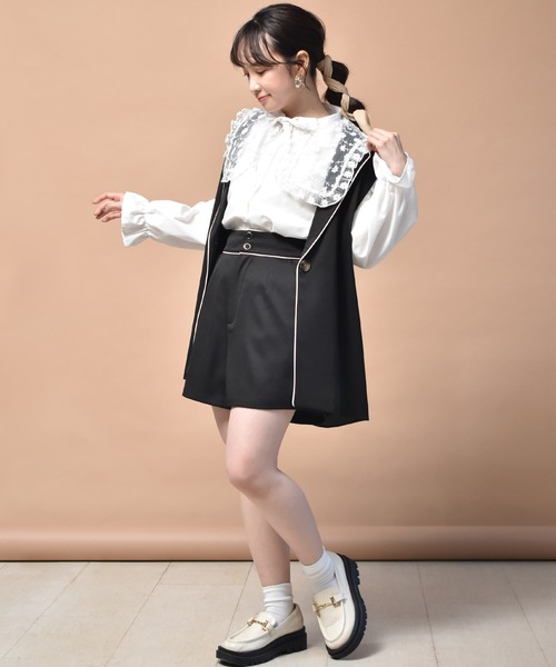 ems excite（エムズエキサイト）の「アソートハイウエストショートパンツ（その他パンツ・レディース・ブラック/アイボリー/ブラック系その他/グリーン系その他・FREE）」の19枚目の写真