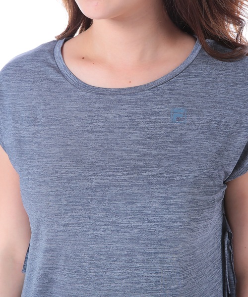 FILA(フィラ)の「【FILA:フィラ】レデイースサイドフリンジTシャツ(Tシャツ/カットソー・レディース・ホワイト/ネイビー/グレー・SMALL/LARGE/X-LARGE/MEDIUM)」の19枚目の写真