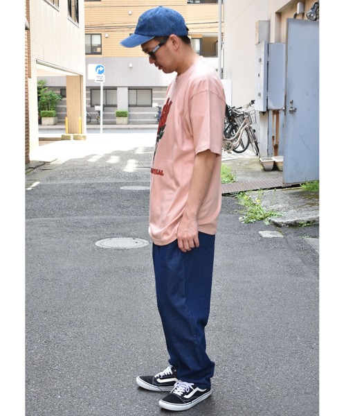 DOUBLE STEAL（ダブルスティール）の「Bouquet Tシャツ（Tシャツ/カットソー・メンズ・ホワイト/ブラック/カーキ/ピンク・MEDIUM/LARGE/X-LARGE/XX-LARGE）」の8枚目の写真