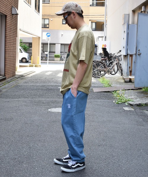 DOUBLE STEAL（ダブルスティール）の「Bouquet Tシャツ（Tシャツ/カットソー・メンズ・ホワイト/ブラック/カーキ/ピンク・MEDIUM/LARGE/X-LARGE/XX-LARGE）」の18枚目の写真