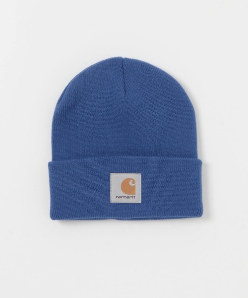 Carhartt(カーハート)の「『WEB/一部店舗限定』carhartt SHORT WATCH HAT(ニットキャップ/ビーニー・メンズ・オレンジ/ブラウン/グリーン/ブラック/ブルー・ONE)」の5枚目の写真
