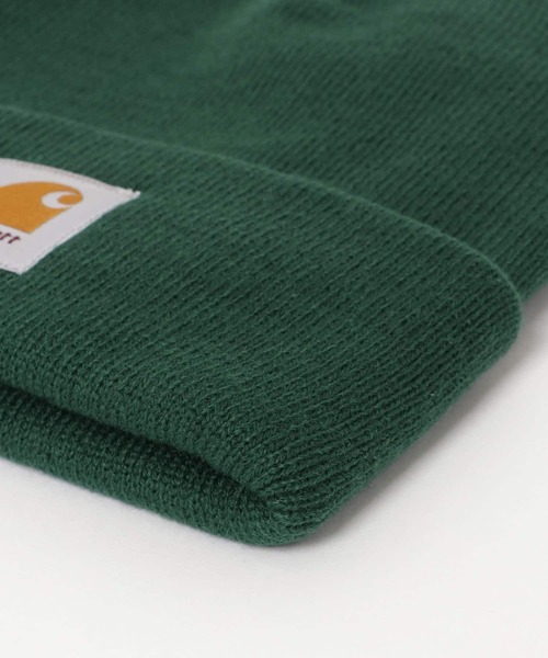 Carhartt(カーハート)の「『WEB/一部店舗限定』carhartt SHORT WATCH HAT(ニットキャップ/ビーニー・メンズ・オレンジ/ブラウン/グリーン/ブラック/ブルー・ONE)」の11枚目の写真
