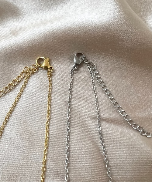 blackdia ocean(ブラックダイヤオーシャン)の「blackdia ocean ステンレスイニシャルネックレス(ネックレス・レディース・シルバー/ゴールド・K/Y/A/C/E/H/J/N/R/T/S/M/I)」の15枚目の写真