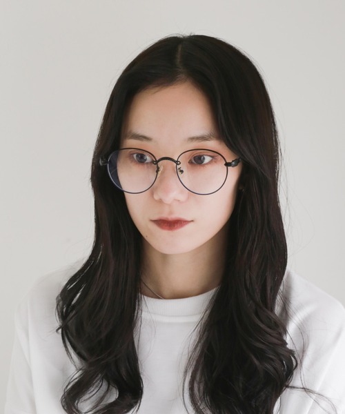 CLEA（クレア）の「スリムフレーム伊達メガネ（メガネ・レディース・その他1/その他2・FREE）」の4枚目の写真