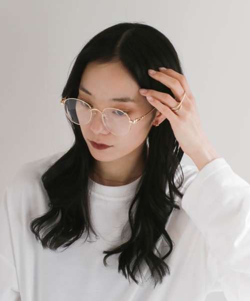 CLEA（クレア）の「スリムフレーム伊達メガネ（メガネ・レディース・その他1/その他2・FREE）」の9枚目の写真