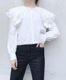 PAIN | ダブルカラーレーシィブラウス(シャツ/ブラウス)