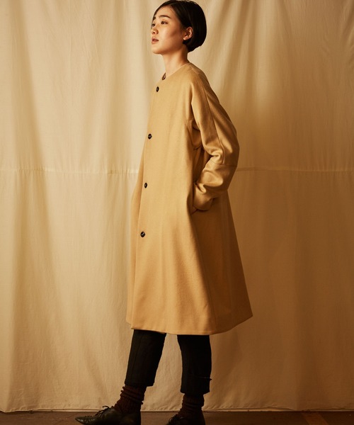Suzuki Takayuki No-Collar Coat ノーカラーコート suzuki takayuki no-collar coat（スズキタカユキ ノーカラーコート