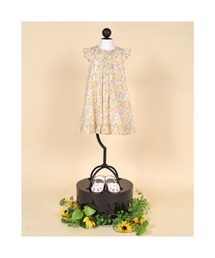Tartine et Chocolat（タルティーヌエショコラ）の「TartineetChocolat/日本製リバティ花柄プリント(Betsy)コットンワンピース(90~140cm)（ワンピース・キッズ）」