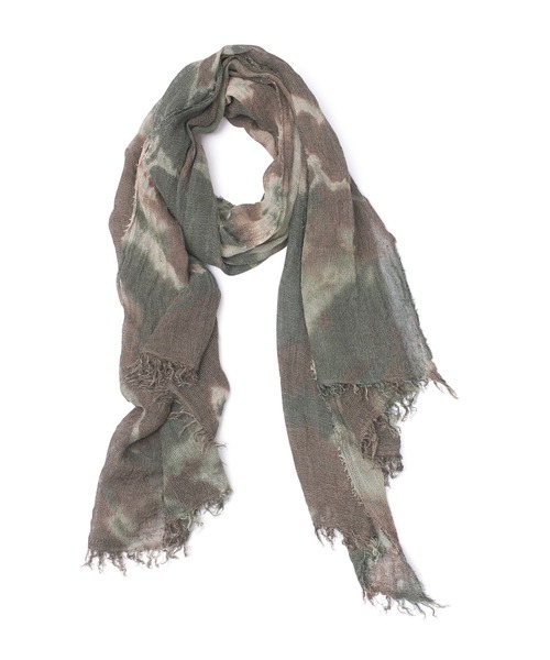 TORNADO MART（トルネードマート）の「TORNADO MART∴マーブルダイストール（ストール/ショール・メンズ・レッド/グリーン/ブルー・F）」の2枚目の写真