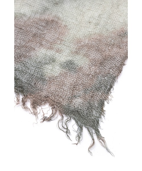 TORNADO MART（トルネードマート）の「TORNADO MART∴マーブルダイストール（ストール/ショール・メンズ・レッド/グリーン/ブルー・F）」の9枚目の写真