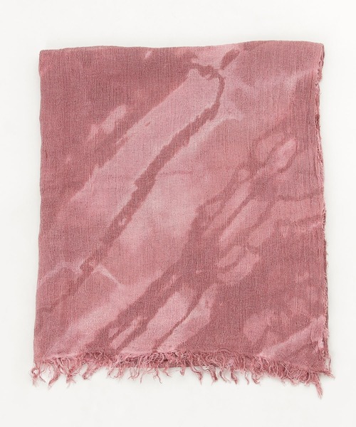 TORNADO MART（トルネードマート）の「TORNADO MART∴マーブルダイストール（ストール/ショール・メンズ・レッド/グリーン/ブルー・F）」の4枚目の写真