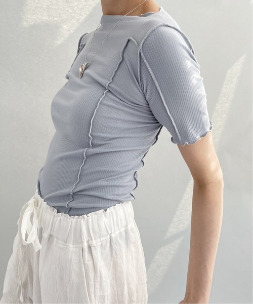 EDIT.FOR LULU - baserange Omato 3/4 半袖カットソー 350406265_3.jpg