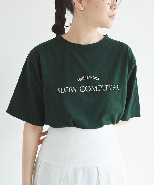 fig Ｌondon（フィグロンドン）の「●_something good Tshirt（Tシャツ/カットソー・レディース・ホワイト/サックスブルー/ピンク/グリーン/その他・FREE）」の21枚目の写真