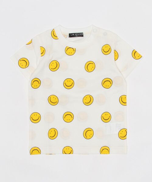 セール】スマイル総柄半袖Tシャツ（Tシャツ/カットソー）｜LB CLUB 