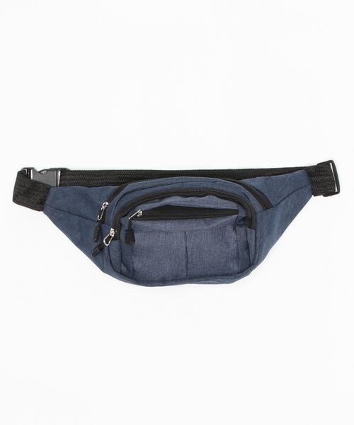 STYLEBLOCK（スタイルブロック）の「ユニセックスボディバッグ（ボディバッグ/ウエストポーチ・メンズ・レッド/ブルー/グレー/パープル/ブラック/グリーン・FREE）」の4枚目の写真