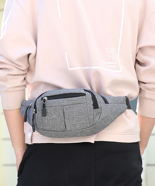 STYLEBLOCK（スタイルブロック）の「ユニセックスボディバッグ（ボディバッグ/ウエストポーチ・メンズ・レッド/ブルー/グレー/パープル/ブラック/グリーン・FREE）」の11枚目の写真