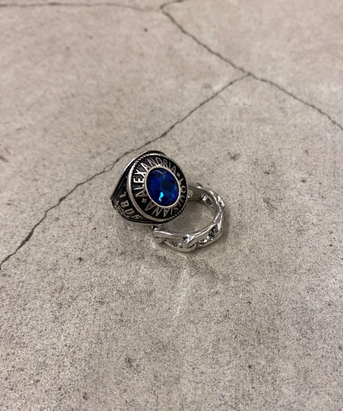 WEGO(ウィゴー)の「WEGO/【2点セット】カレッジリング(リング・メンズ・その他3/その他6/その他1/その他5/その他2/その他4・FREE)」の5枚目の写真