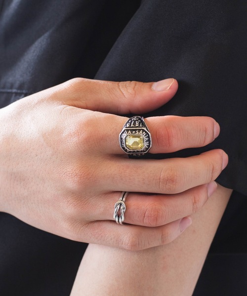 WEGO(ウィゴー)の「WEGO/【2点セット】カレッジリング(リング・メンズ・その他3/その他6/その他1/その他5/その他2/その他4・FREE)」の6枚目の写真