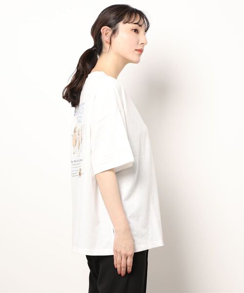 SpRay(スプレイ)の「PEANUTS BROTHERS BIGTシャツ(Tシャツ/カットソー・レディース・オフホワイト/ブルー/ラベンダー/オートミール/スミクロ・FREE)」の6枚目の写真