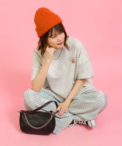 SpRay(スプレイ)の「PEANUTS BROTHERS BIGTシャツ(Tシャツ/カットソー・レディース・オフホワイト/ブルー/ラベンダー/オートミール/スミクロ・FREE)」の21枚目の写真