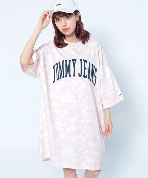 セール Festival Capsule Collection カレッジtシャツワンピース ワンピース Tommy Jeans トミー ジーンズ のファッション通販 Zozotown
