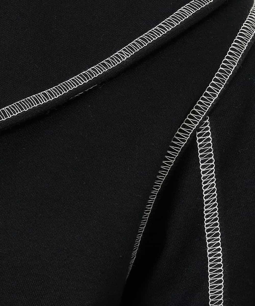 A de a.v.v（アードアー・ヴェ・ヴェ）の「セーラーカラー配色ステッチワンピース（ワンピース・レディース・ホワイト/ブラック・38/36）」の9枚目の写真