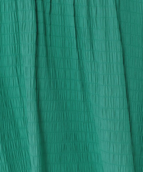 studio CLIP(スタディオクリップ)の「ワイドスリーブシャーリングブラウス(シャツ/ブラウス・レディース・グリーン/ベージュ/ブラック・FREE)」の6枚目の写真