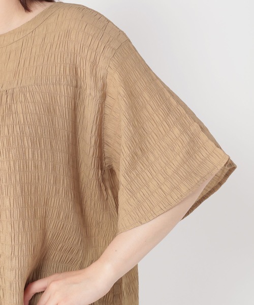 studio CLIP(スタディオクリップ)の「ワイドスリーブシャーリングブラウス(シャツ/ブラウス・レディース・グリーン/ベージュ/ブラック・FREE)」の7枚目の写真