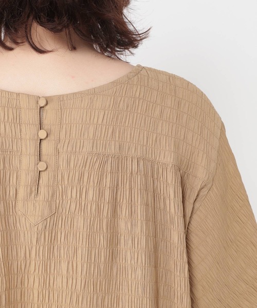 studio CLIP(スタディオクリップ)の「ワイドスリーブシャーリングブラウス(シャツ/ブラウス・レディース・グリーン/ベージュ/ブラック・FREE)」の15枚目の写真