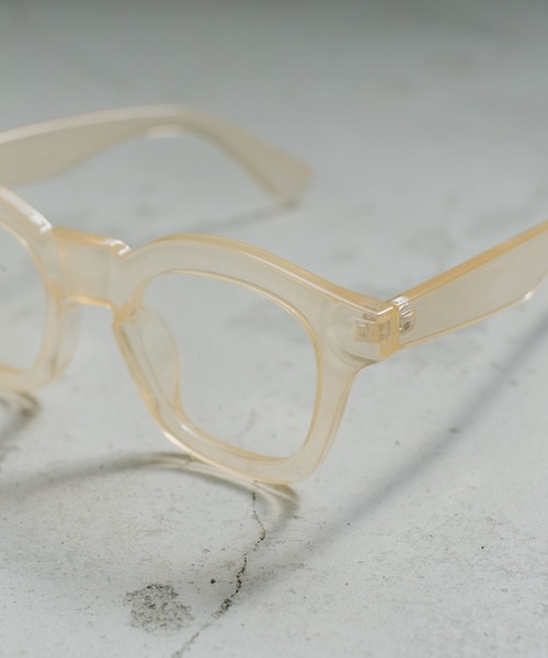 Kastane(カスタネ)の「ワイドフレームメガネ(メガネ・レディース・ベージュ/ブラック・FREE)」の13枚目の写真