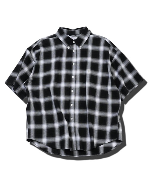 U.S. POLO ASSN.（ユーエスポロアッスン）の「US.POLO ASSN. ユーエスポロアッスン / ブランド別注 ビッグシルエット オーバーサイズ 半袖シャツ（シャツ/ブラウス・メンズ・ホワイト/ブラック/ライトベージュ/ネイビー/ブルー/ブルー系その他/ブルー系その他2/ブラック系その他/ブルー系その他3/ホワイト系その他・MEDIUM/LARGE）」の22枚目の写真