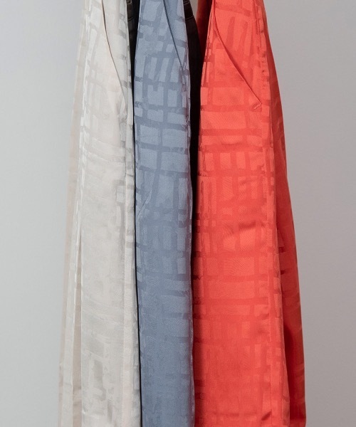 Amiur（エミレ）の「nuance plaid semi wide pants（その他パンツ・レディース・オレンジ/ブルー/アイボリー・S/M）」の11枚目の写真