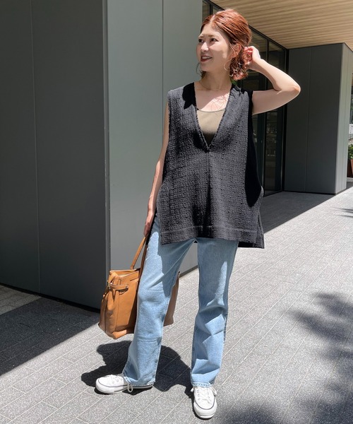 ≪WEB限定追加≫Italian fabric ツイードベスト（ベスト