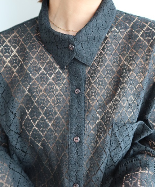 CREDONA クレドナVintage総レースシャツ CREDONA（クレドナ）の「Vintage総レースSH（シャツ/ブラウス