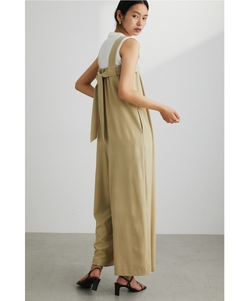 サロペット・オーバーオール・オールインワン MYLAN Tack Wide Jumpsuit | Stone MYLAN Tack Wide Jumpsuit | Stone