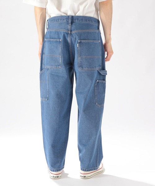 ニコアンドniko and JEANSライトデニムペインターパンツベージュL新品 niko and ｜ライトデニムペインターパンツ[niko and JEANS