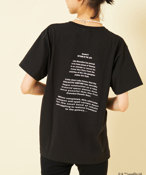 U by SPICK&SPAN（ユーバイスピックアンドスパン）の「STAR WARS Tee ロゴ（Tシャツ/カットソー・レディース・ブラック・FREE）」の14枚目の写真