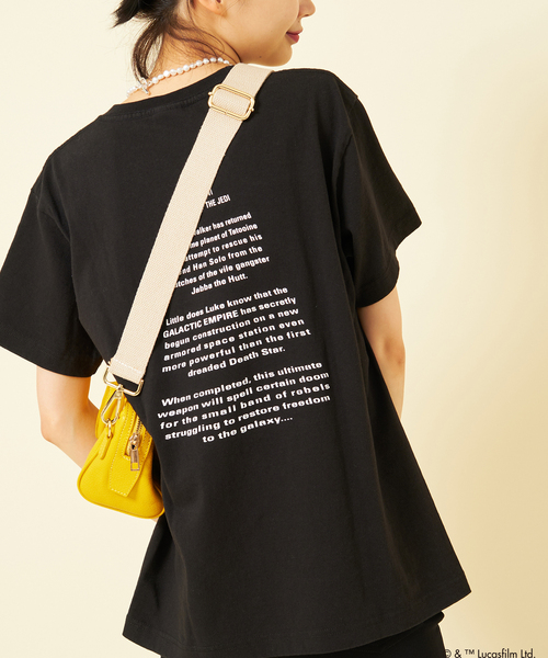 U by SPICK&SPAN（ユーバイスピックアンドスパン）の「STAR WARS Tee ロゴ（Tシャツ/カットソー・レディース・ブラック・FREE）」の15枚目の写真