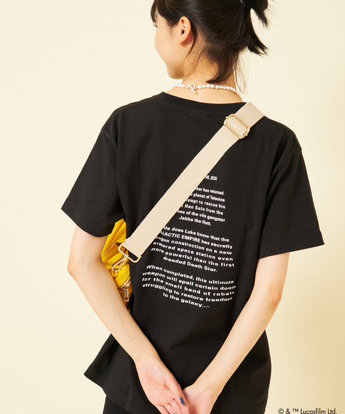 U by SPICK&SPAN（ユーバイスピックアンドスパン）の「STAR WARS Tee ロゴ（Tシャツ/カットソー・レディース・ブラック・FREE）」の16枚目の写真