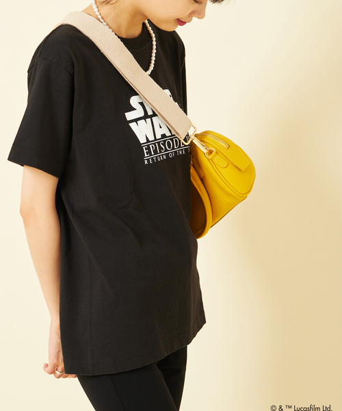 U by SPICK&SPAN（ユーバイスピックアンドスパン）の「STAR WARS Tee ロゴ（Tシャツ/カットソー・レディース・ブラック・FREE）」の17枚目の写真