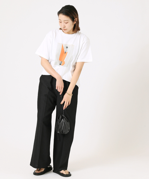 【未使用】journal standard L'essage　リネンパンツ セール】《追加》レーヨンリネンイージーパンツ（その他パンツ