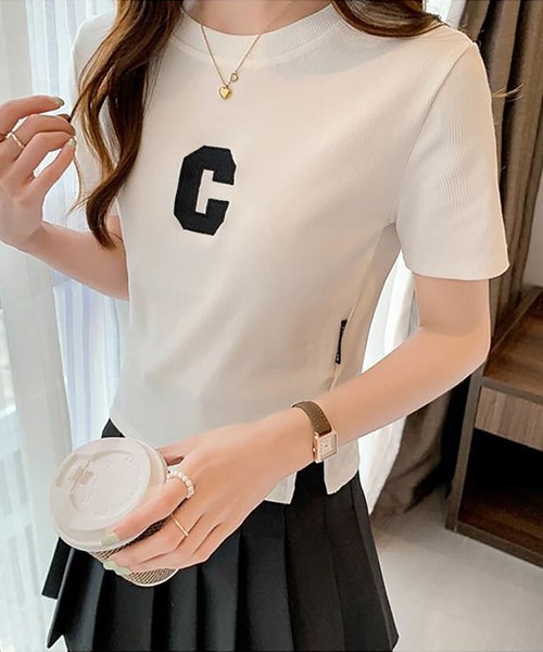 Girly Doll(ガーリードール)の「Tシャツ(Tシャツ/カットソー・レディース・ブラック/ブルー/ホワイト・M/L)」の5枚目の写真