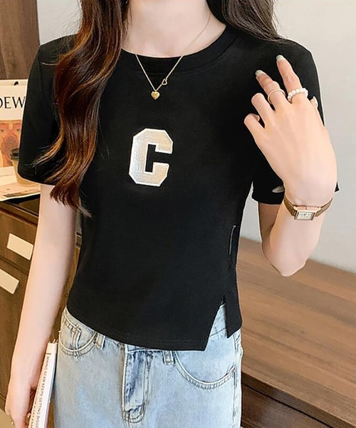 Girly Doll(ガーリードール)の「Tシャツ(Tシャツ/カットソー・レディース・ブラック/ブルー/ホワイト・M/L)」の6枚目の写真